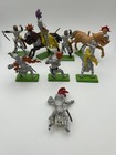 Vintage 1971 Britains Ltd Deetail Silver Knights Incomplete Figure Lot England