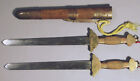 A Very Rare fine Korean 2 Seven Star Daggers  -late 19th C  