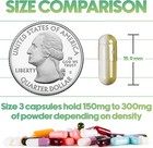 1000-10000 Empty Gelatin Capsules  size 3   Bulk  kosher Halal  Gel Caps
