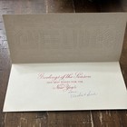 Vintage Mid-century Christmas Card    greetings    Ornate Mcm Typography Gold Purple