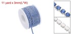 11 Yard Crystal Rhinestone Close Chain Trim Crystal Diamond Strips Light Blue