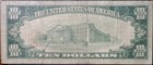 1929  10 New York Ny Vg National Bank Note Currency Very Good  Nr
