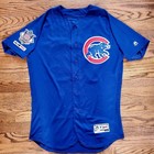 2018-2019 Joe Maddon Game Used Jersey Signed   Inscribed Mlb Hologram 2016 Champ