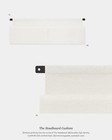 Thuma Headboard Cushion Cover - Queen - Ivory Boucle 
