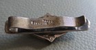 Vintage Mexico Sterling Silver Tie Clasp With Onyx Stone