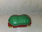 3 Vintage 1950s Planters Mr  Peanut hard Plastic Elmar Train Car nut Chopper Can