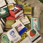 Lot Of 50 Random Vintage Matchbook Collection  Estate Find Fifty Unstruck