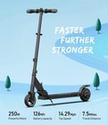 megawheels  S-1 Electric Scooter Lightweight  Foldable  23 Km h Max Speed
