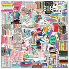 Book Stickers For Library  Scrapbooking  Schooling  Reading - Junk Journal Suppl