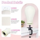 Wig Head Mannequin 22 Inch Canvas With Tripod Stand - Hair Styling Practice Tool
