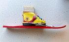 1960s Innsbruck Tirol Skiing Souvenir Ski Boot Matches Edelweis Sicherheitszunde