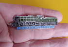 Steam Train Loco E r  Green Arrow Railway Enamel Pin Badge       A3-4