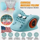 Neck Massager 2025  Neck And Shoulder Relaxer With Heat 3 Modes Portable Pillow