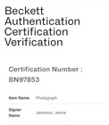 Jenna Jameson Signed 8x10 Photo Authentic Autograph Beckett Bas Coa Hot   Sexy