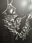 Vintage 1980   s Original Pen   Ink Drawing Limited Edition Artist Signed 5x7