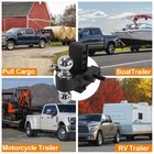 2  Receiver Trailer Hitch 6  Drop Tow Hitch Adjustable Dual Ball Mount 18500lb