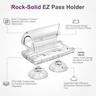Ez Pass Holder For Windshield  Transponder Holder For Car  Strong 1pack Clear-b