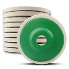  Wool Polishing Wheel Disc pcs 4-1 2  X 7 8  Arbor Buffing Wheel For 4 5 10