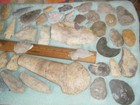 Huge Lot Of Indian Arrowheads-artifacts From  West Ar Includes 8 3 4 In  Spud