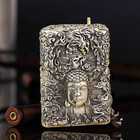 Jacket Blue Buddha Monkey God  Zippo Lighter With Special Box