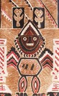 Vintage Large Oceanic Tapa Cloth Painting From Papua New Guinea - 42  X 30 