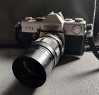 Lot Of Vintage Cameras   Equipment  Canon  Pentax  Minolta  Polaroid  Olympus 