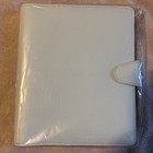 New Kikki k Leather  Personal Planner  Mint  white Ring Binder