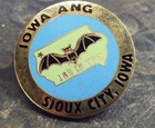 185th Tfg Iowa Ang Sioux City Iowa Vintage Pin Badge