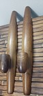 Pair Of Vintage 17 In Wooden Wall Sconse Candle Holder