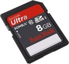 Sandisk Ultra 8gb Sdhc Class 10 uhs-1 Flash Memory Card Sdsdu-008g-u46