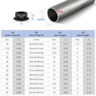 40pcs Round Hole Plug Inserts 5 8  Plastic Tubing End Caps