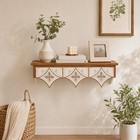 Wall Shelves Antique Style Carving Wood Wall Shelf unique Hand Carved Wall Shelf