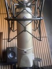 U87 Ai Condenser Studio Microphone - Silver With Wooden Case