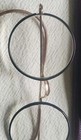 Vtg Windsor 12k Gf Wire Brown Celluloid Rims Round Eyeglasses