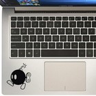 Mario Bomb Black For Macbook Air Pro 11 13 15 17  Laptop Vinyl Decal Sticker