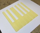 Piano Keytops 1 Octave Sim ivory Grained Gloss Yellow Key Tops  2  Long Head