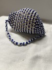 Victorian Sailors Souvenir Shell Art Childs Beaded Shell Purse