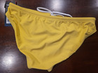 Mens Soft Yellow Speedo Beach Star Luxurious Swim Brief Size 34 Nwt