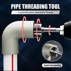 Us Integrated Internal   External Pipe Threading Tool For 1 2   3 4   Water Pipe