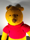 Winnie The Pooh Hand Made Crochet Stuffed Knitted Large Bear