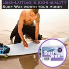 Ehomea2z Surfboard Wax Basecoat Bundle With Sticky Bumps Warm Tropical White 