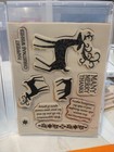 Stampin Up Dashing Deer Cling Stamp Set And Coordinating Dies