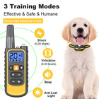 3300ft Dog Training Collar Remote Shock 3 Training Modes Waterproof Rechargeable