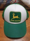 Vintage John Deere Truckers Mesh Hat Genuine Snap Back
