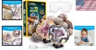 10 Geodes Kit Crystal Science Activity For Kids Ages 8-12 Stem Gift