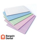 Patient Bibs Dental Medical Tattoo Piercing 13 x 18  2 Ply   1 Poly  500 case
