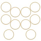  10 Pcs Macrame Rings Metal Floral Hoop Diy Dreamcatcher Supplies