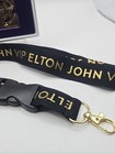 Elton John Final Concert Tour Keychain   Lanyard Vip Farewell Yellow Brick Road