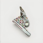 Vtg Rare Made In Usa Converse Chuck Taylor All Nations Flags Size 12 Black White