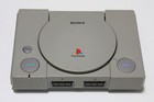 Playstation Console Original Bundle 2 Controllers  Cords  1 Game    Memory Card
